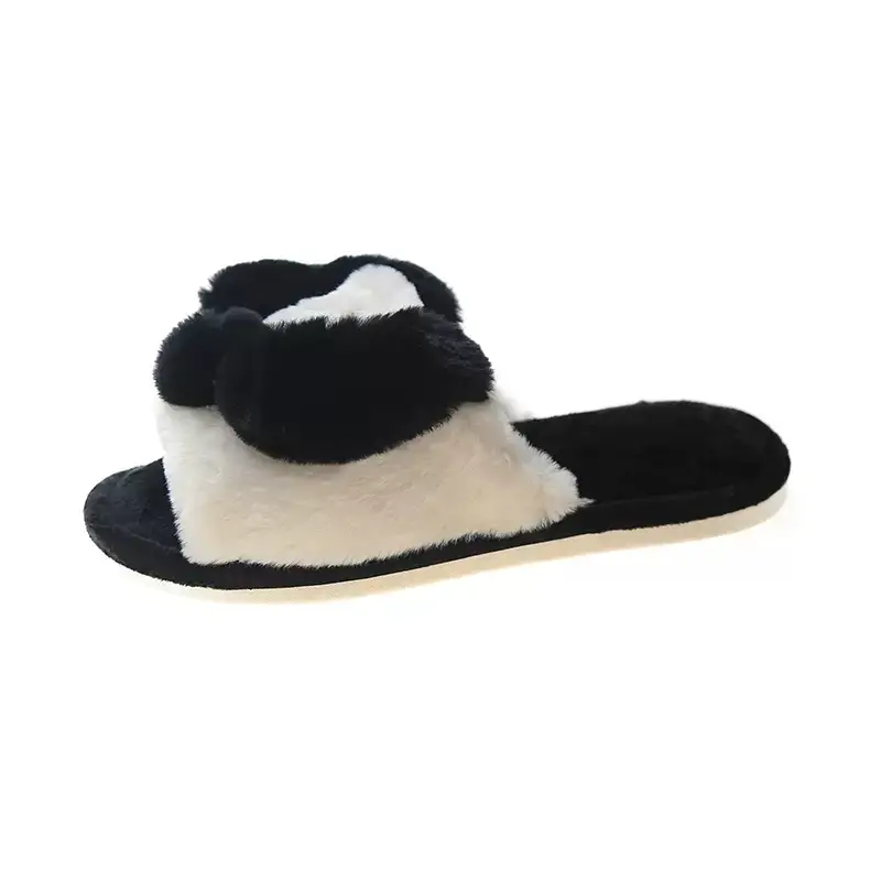 New Cute Dog Cotton Slippers for Women Couple Instagram Fashionable Indoor Home Non-slip Warm Plush Cotton Shoes for Men - Image 5