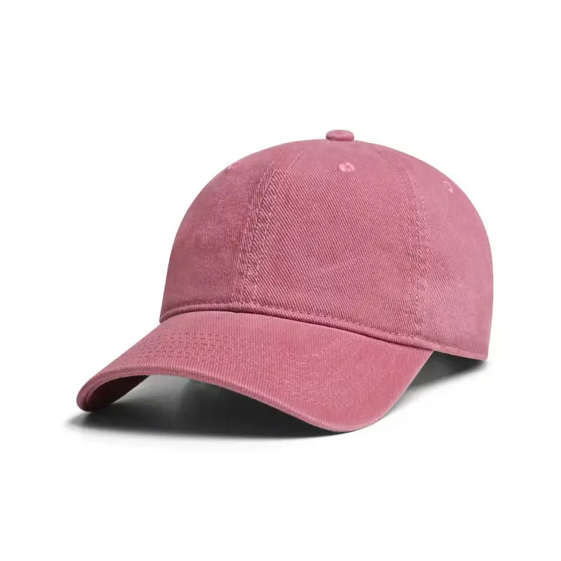 Men's Brown Vintage Baseball Cap Big Head Wide Brim - Image 4