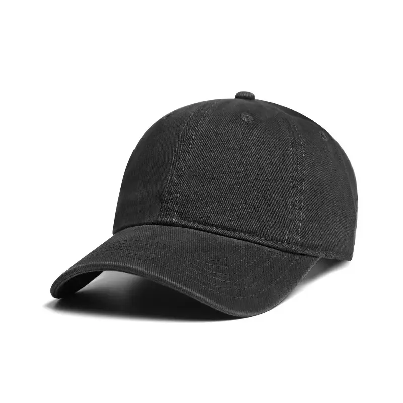 Men's Brown Vintage Baseball Cap Big Head Wide Brim - Image 7