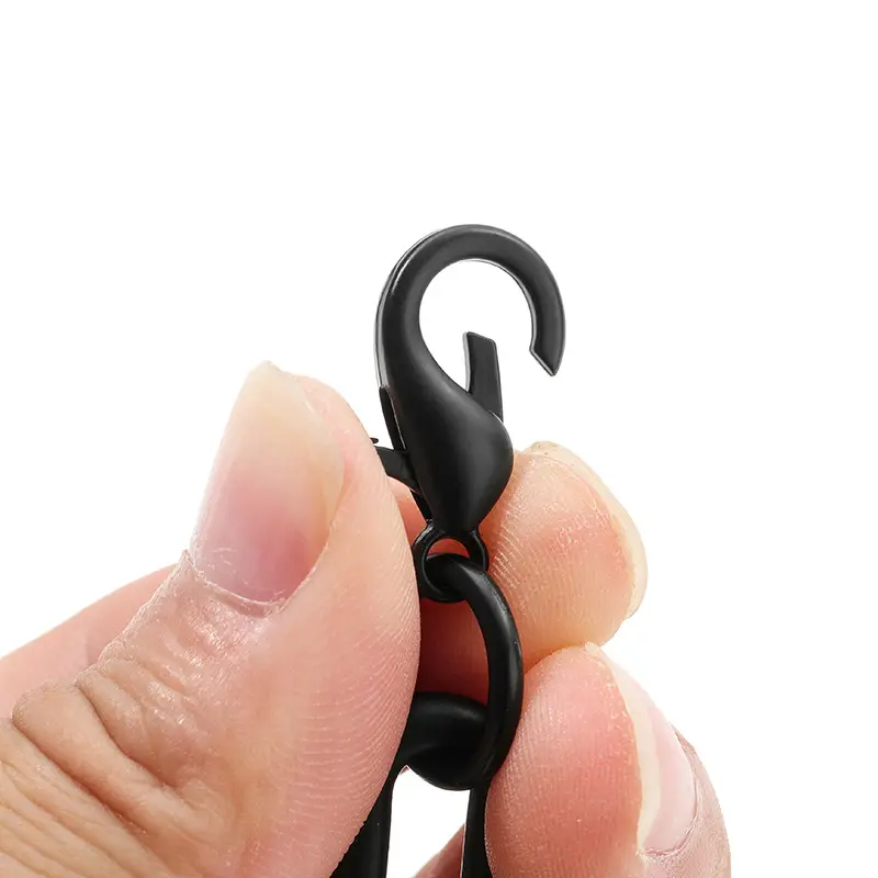 Black Two-Dumb Gun Lobber Chain Bag for Men - Image 12