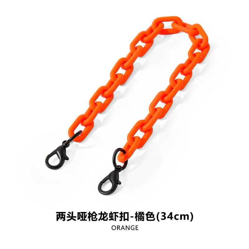 Black Two-Dumb Gun Lobber Chain Bag for Men - Image 2