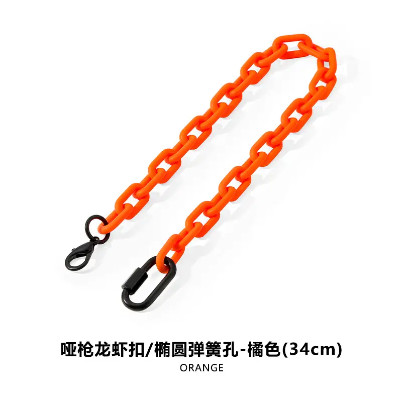 Black Two-Dumb Gun Lobber Chain Bag for Men - Image 4