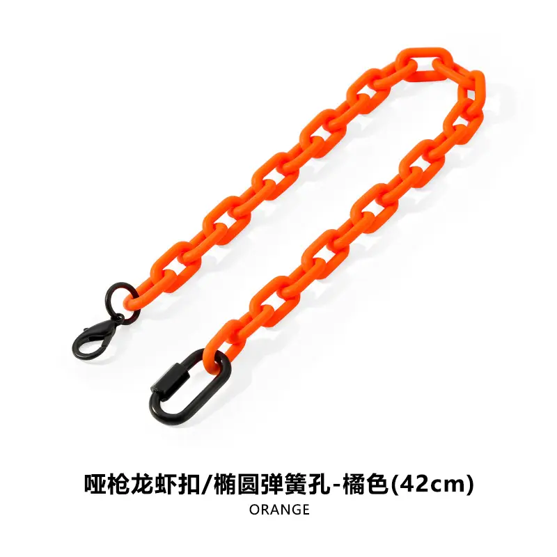 Black Two-Dumb Gun Lobber Chain Bag for Men - Image 8