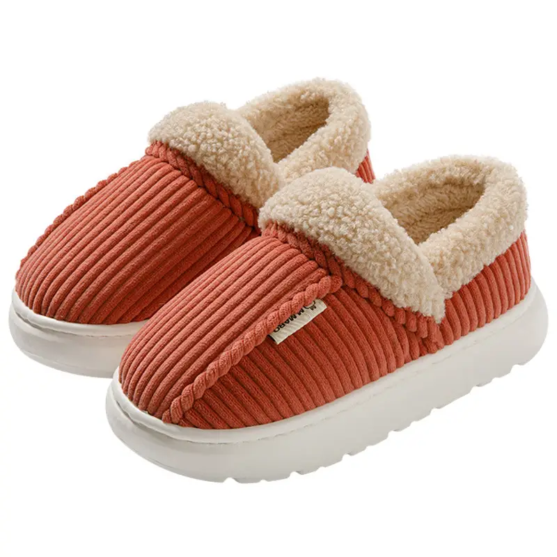 Bug Bunny Winter Cotton Slippers for Men's Home Warm Non-slip Comfortable Thick Foot Heel Outer Wearing Cotton Shoes for Women - Image 10