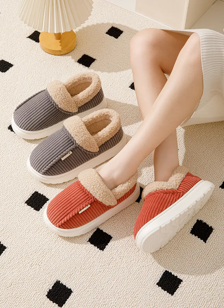 Bug Bunny Winter Cotton Slippers for Men's Home Warm Non-slip Comfortable Thick Foot Heel Outer Wearing Cotton Shoes for Women — feature 20