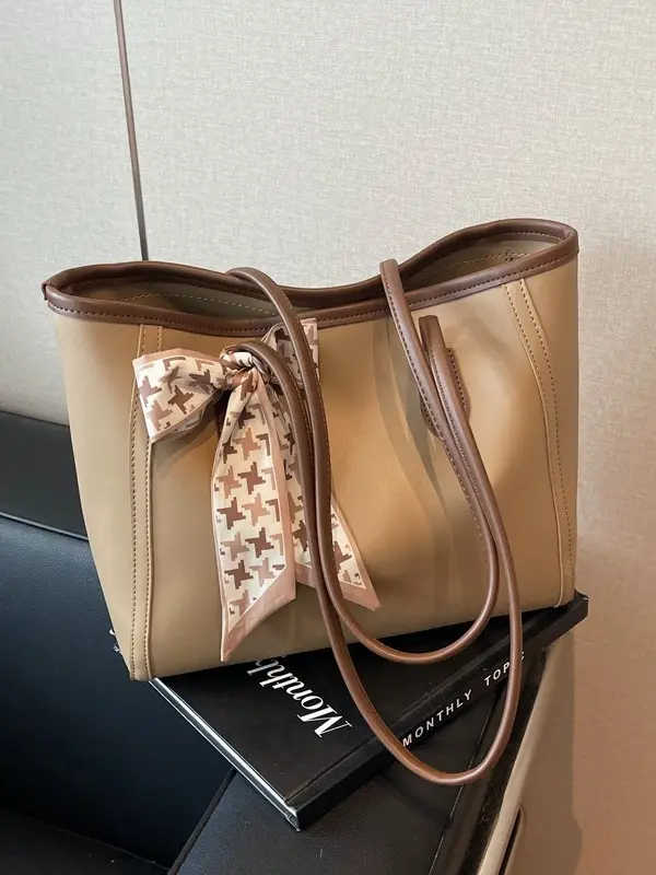 Black Crossbody Tote Bag Women 2024 Winter Autumn - Image 6