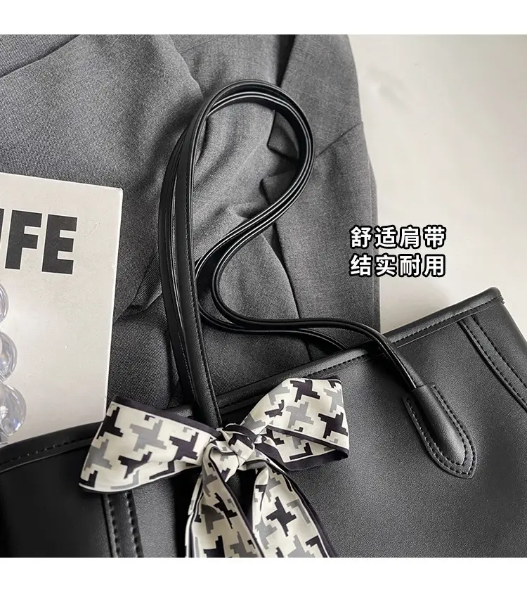 Black Crossbody Tote Bag Women 2024 Winter Autumn — feature 4