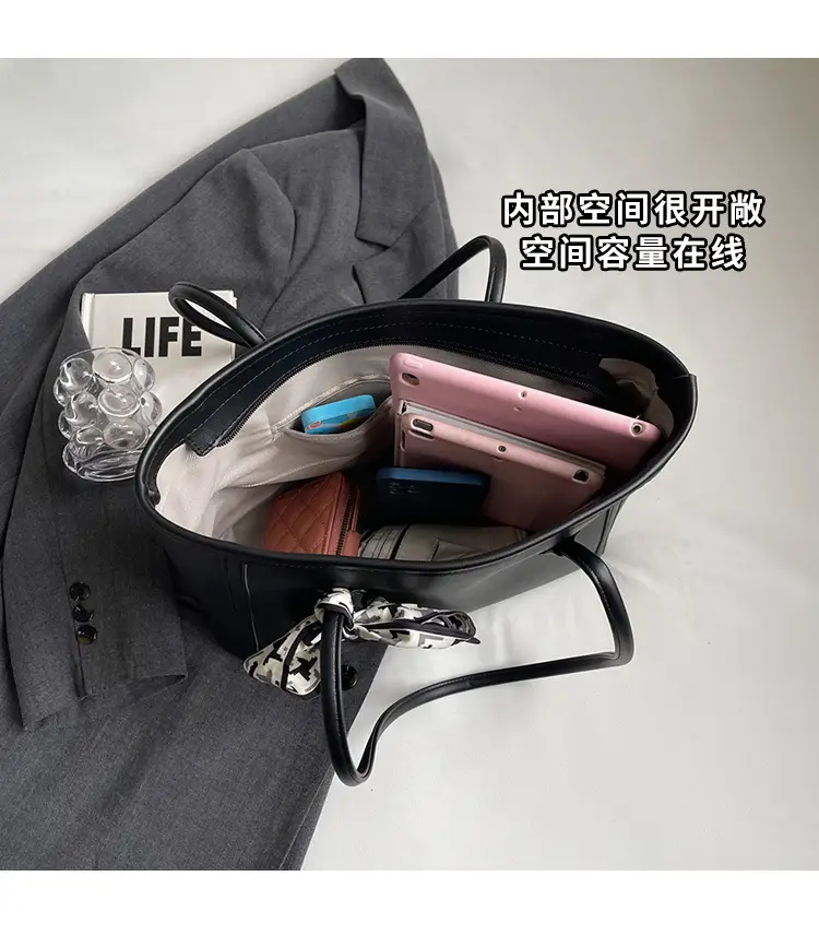 Black Crossbody Tote Bag Women 2024 Winter Autumn — feature 6