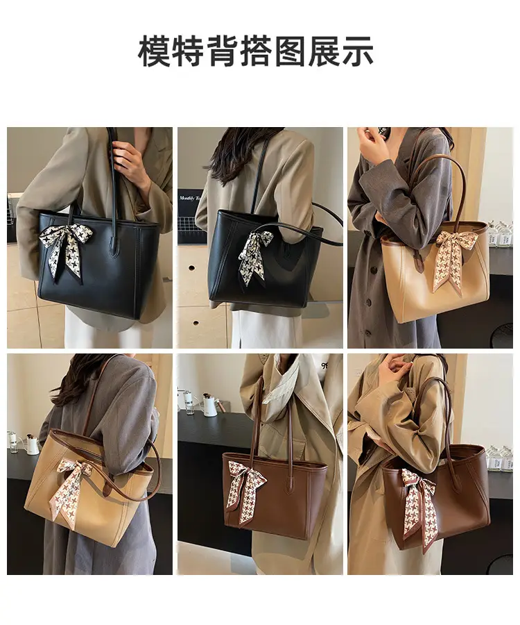 Black Crossbody Tote Bag Women 2024 Winter Autumn — feature 7