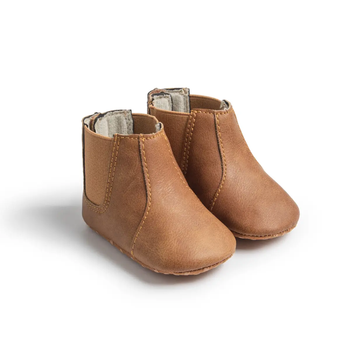 Black Casual Baby Boots with Fleece Lining