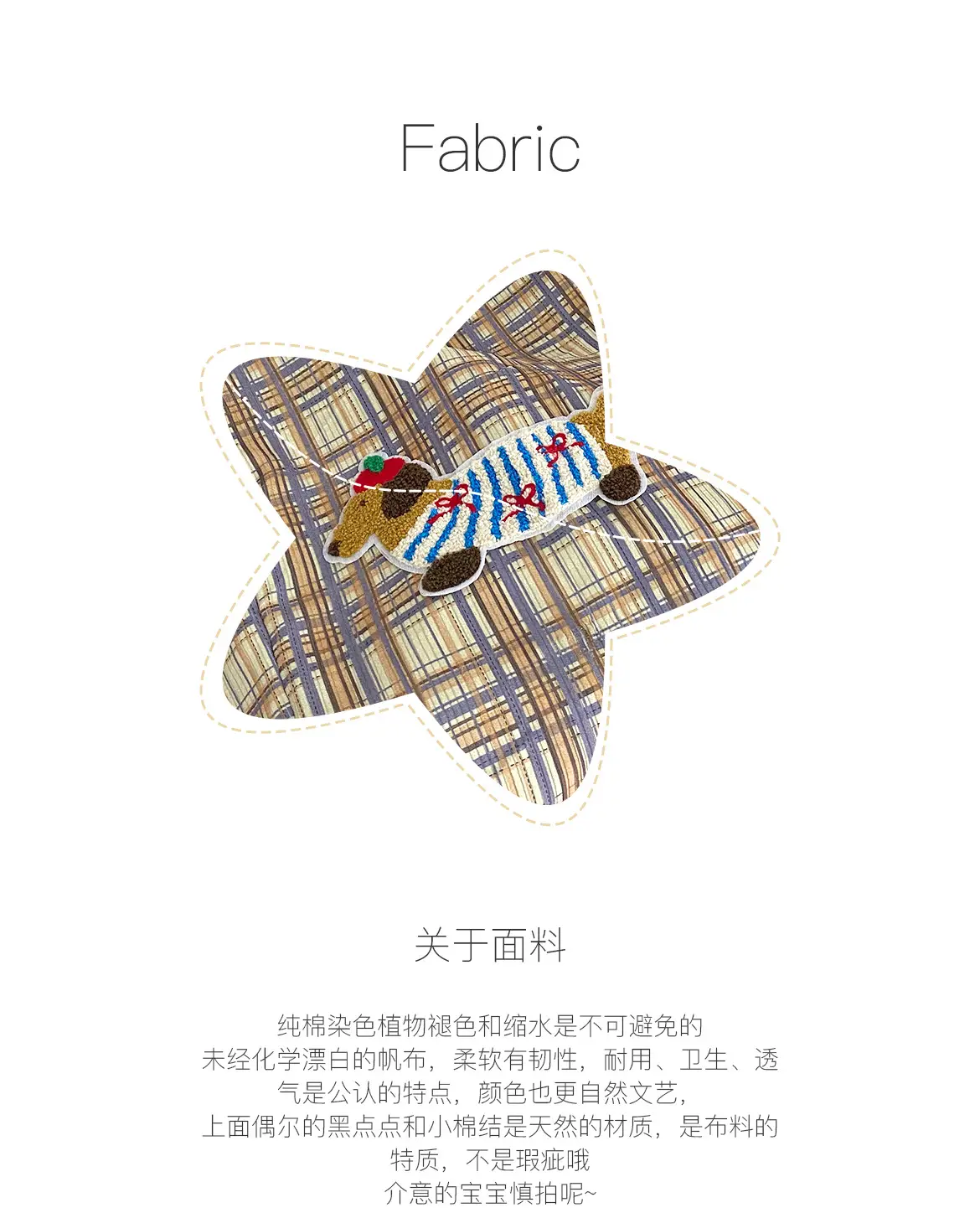 Puppy Plaid Tote Bag Blue Red Underarm Shoulder Bag — feature 4