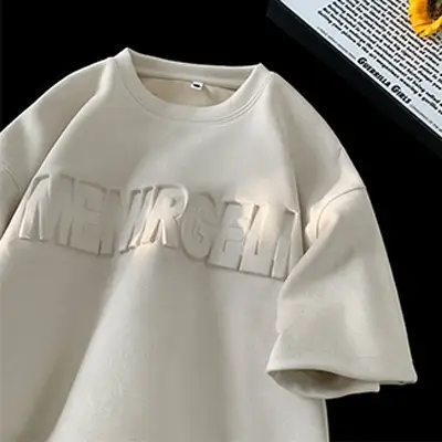 2024 New Suede Short Sleeve T-Shirt Boys Mint Green — feature 1