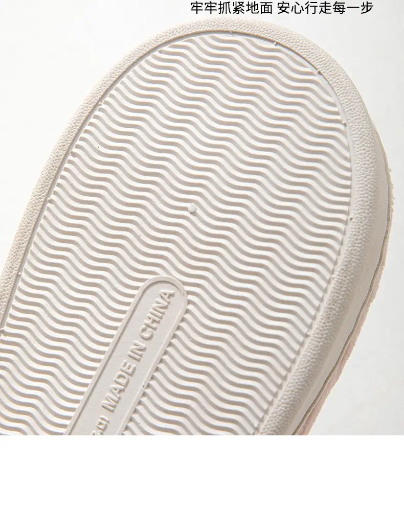 Winter Cotton Slippers for Women Thick-Soled Indoor Home Warm and Comfortable Fleece-Lined Household Non-Slip Couple Furry Slippers for Men — feature 11