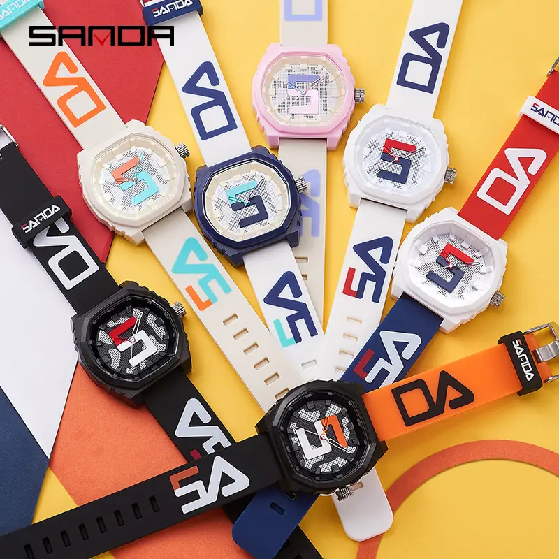 Sanda Pink 3D Digital Watch for Girls - Image 8