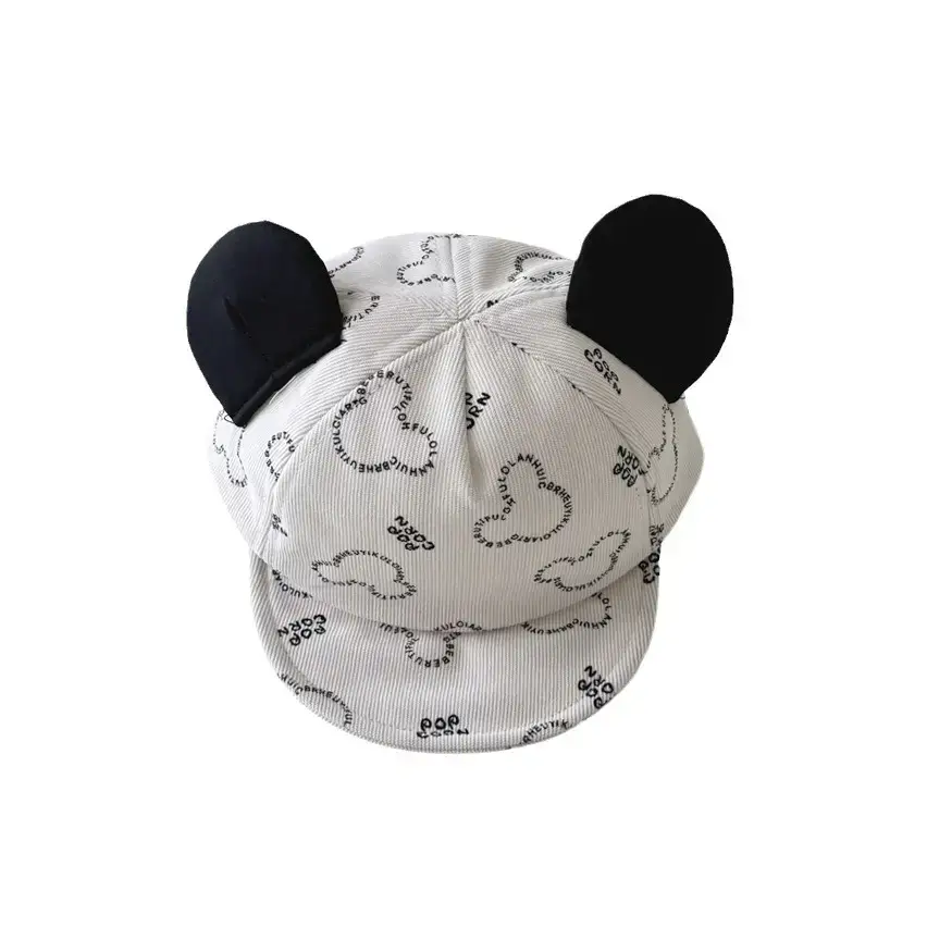 Newborn Baby Cap with Mickey Mouse Design - Image 5