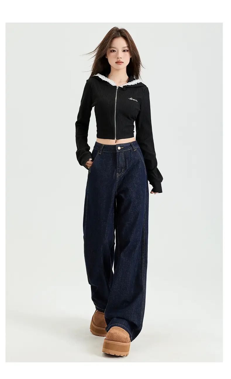 Dark Blue High Waist Slimming Jeans for Women Spring 2026 — feature 30