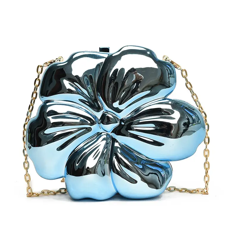 Women's 3D Floral Shoulder Messenger Bag Brown