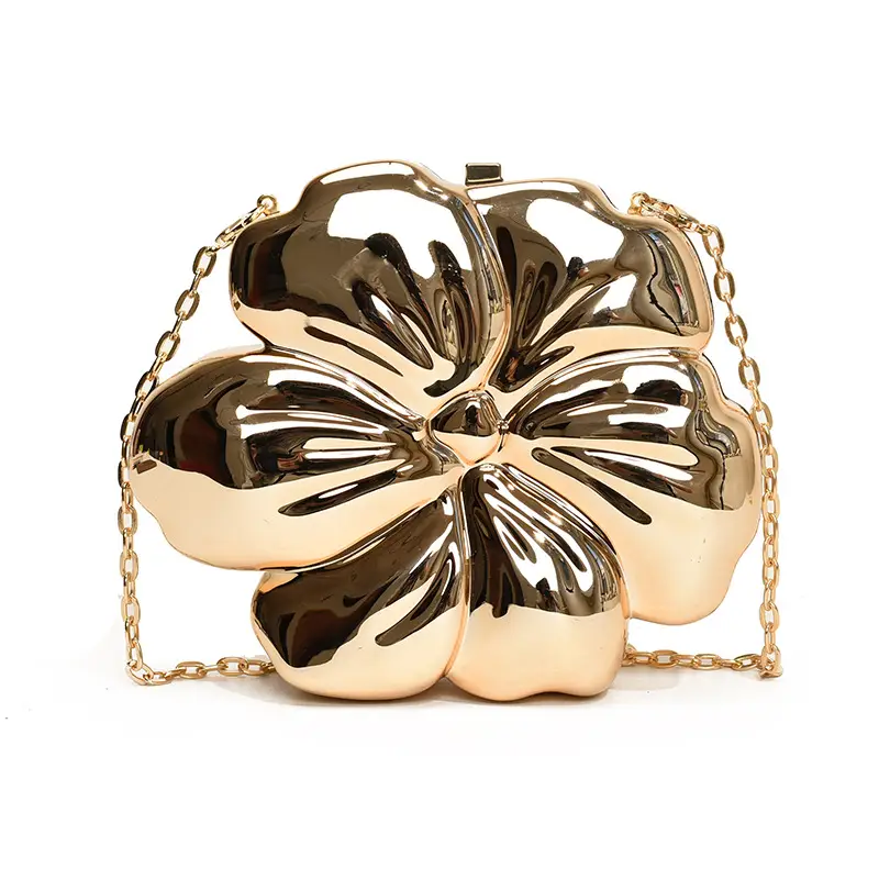 Women's 3D Floral Shoulder Messenger Bag Brown