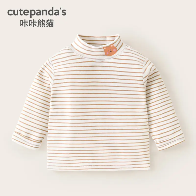 Kaka Panda Boys Long Sleeve T-Shirt Olive Green 7A Antibiotic - Image 2
