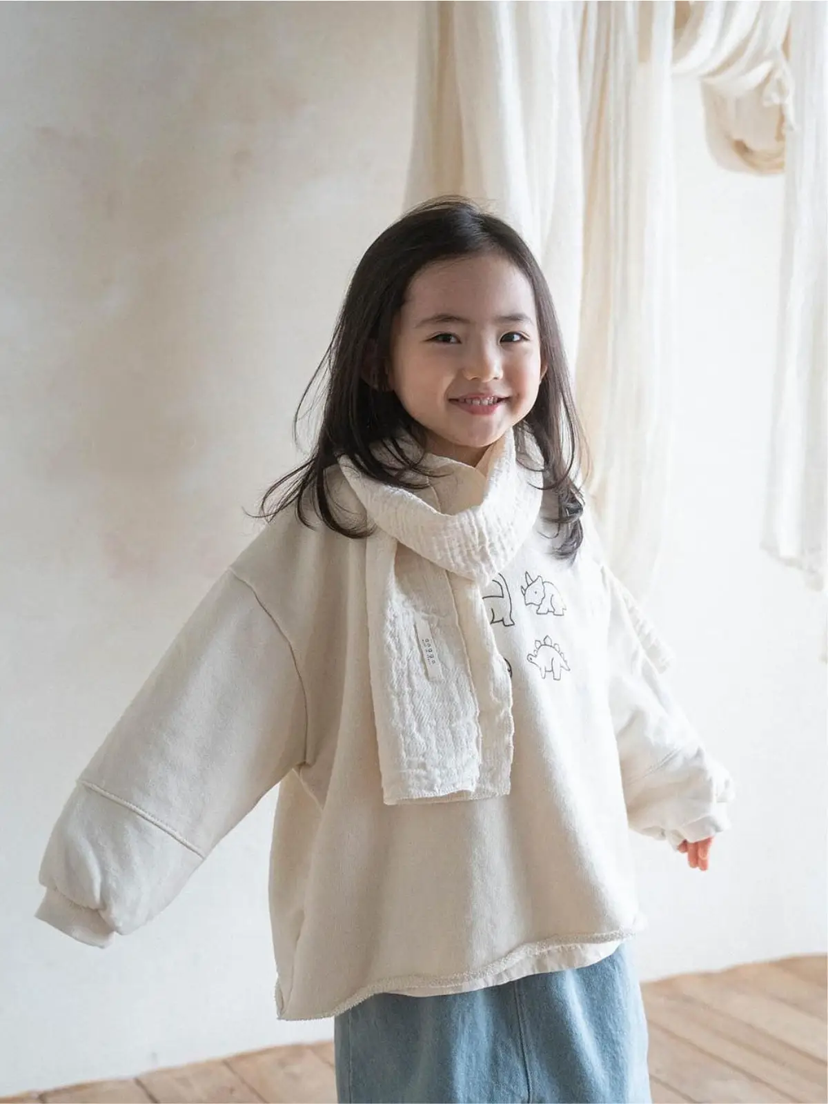 Girls Dinosaur Print Long Sleeve T-Shirt Set - Image 4