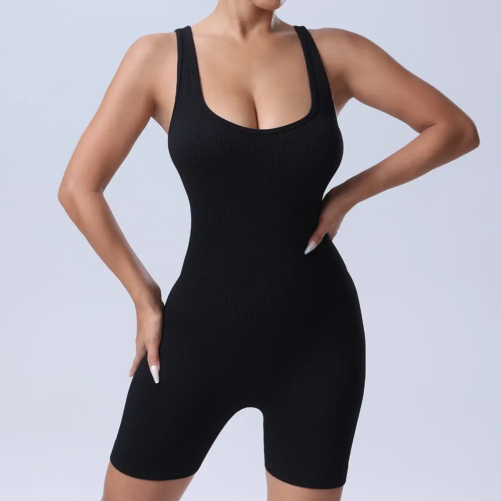 Peach Cross Back Yoga Pants for Women — feature 13