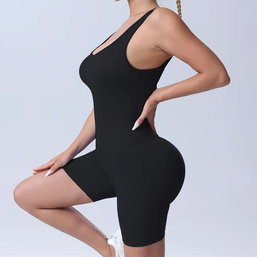 Peach Cross Back Yoga Pants for Women — feature 15