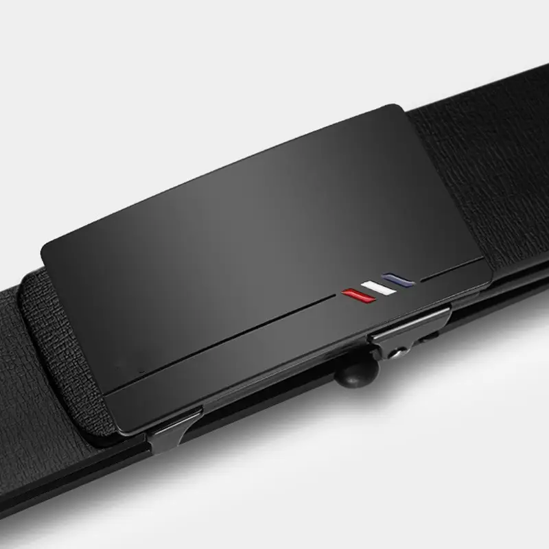 Men's Genuine Leather Belt with Automatic Buckle