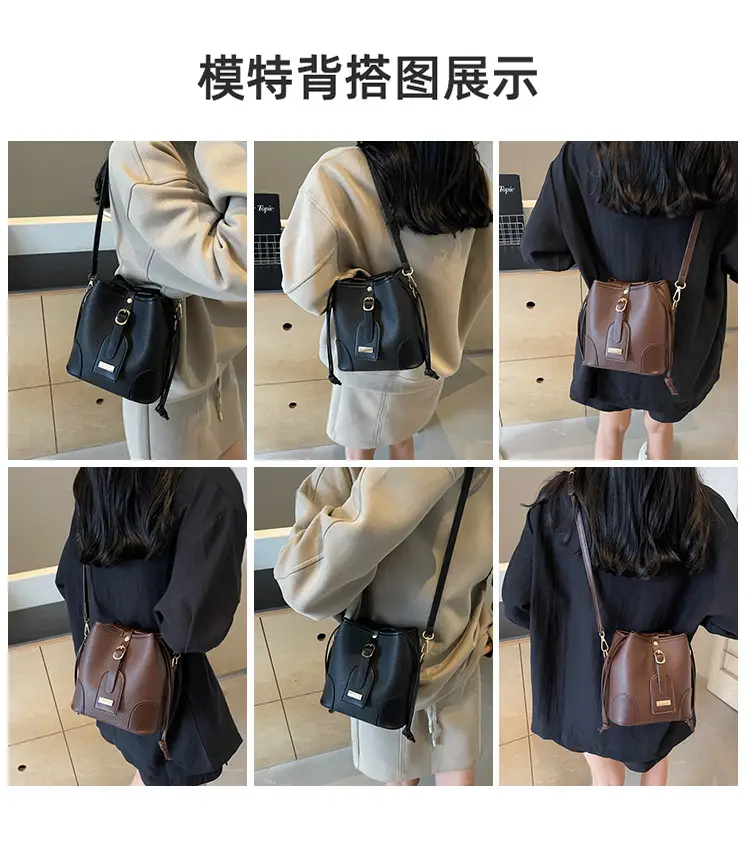 Vintage Brown Bucket Bag for Women 2024 — feature 8