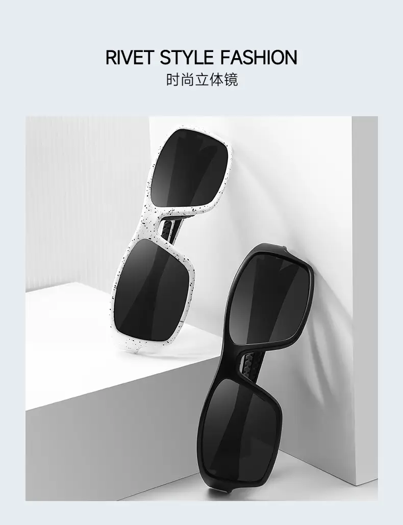 Men TR90 Polarized Sunglasses White 22.7g — feature 6