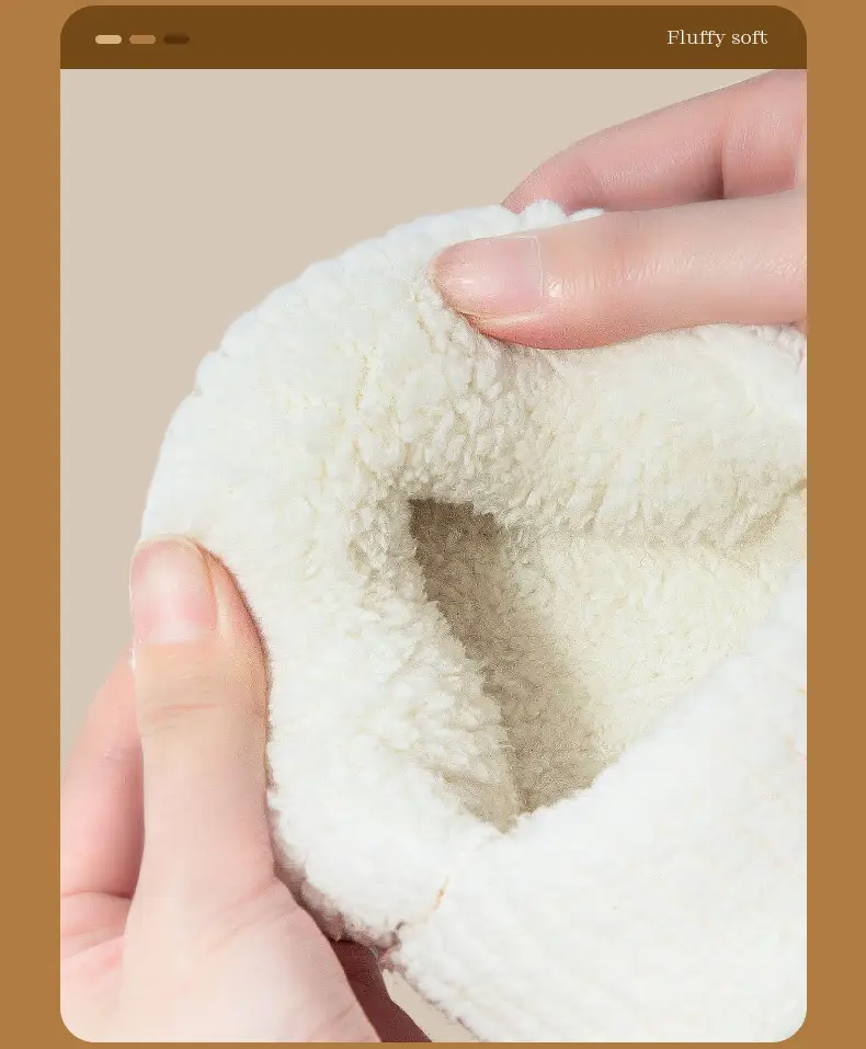 Women Cotton Slippers Warm Thick Non-slip Winter — feature 9