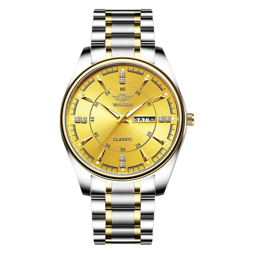Luminous Steel Belt Watch for Men 41mm - Image 7