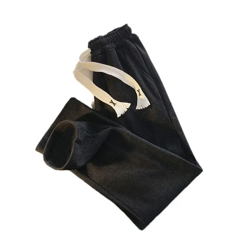 Men's Winter Fleece Warm Trouser Set Black - Image 8
