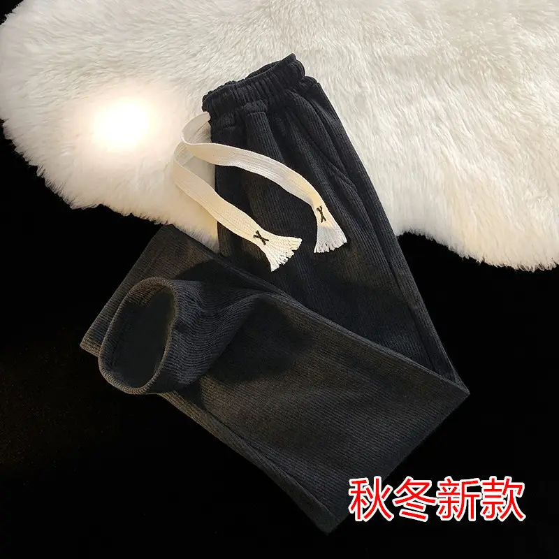 Men's Winter Fleece Warm Trouser Set Black - Image 2