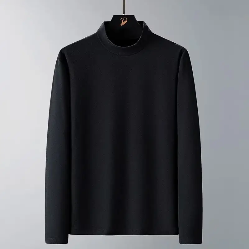 Men's White Star Necklace T-Shirt Long Sleeve - Image 4