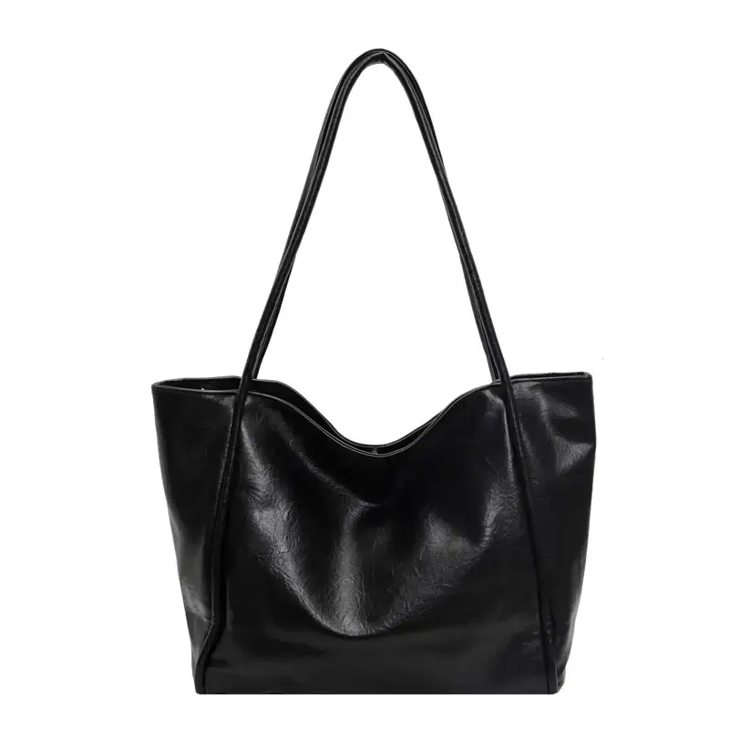 Large Capacity Retro Style Shoulder Tote Bag for Women