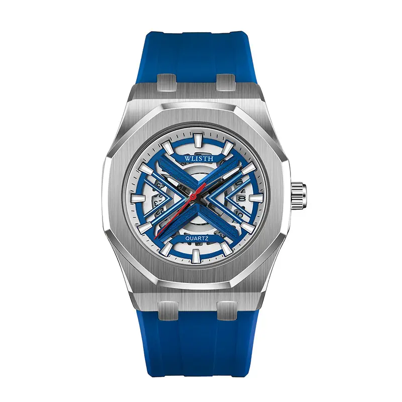 Men's Luminous Quartz Sports Watch with Large Dial - Image 2