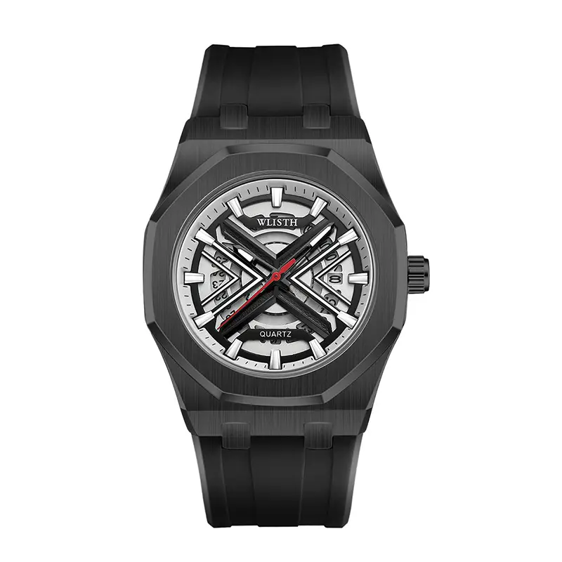 Men's Luminous Quartz Sports Watch with Large Dial - Image 3