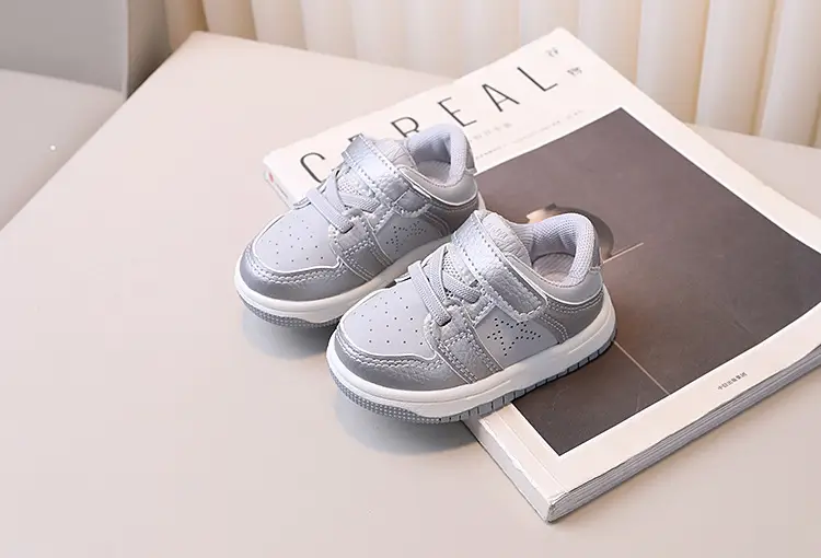 Kids Board Shoes Black White Korean Style Spring Autumn — feature 10