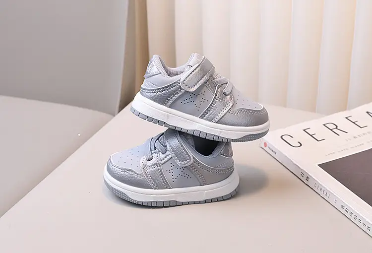 Kids Board Shoes Black White Korean Style Spring Autumn — feature 11
