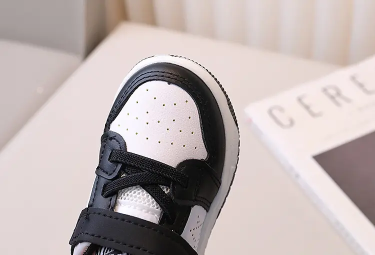 Kids Board Shoes Black White Korean Style Spring Autumn — feature 13