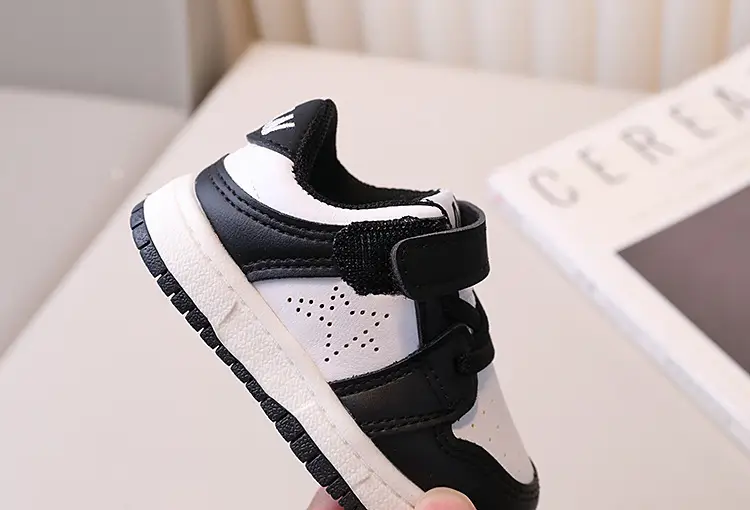 Kids Board Shoes Black White Korean Style Spring Autumn — feature 15