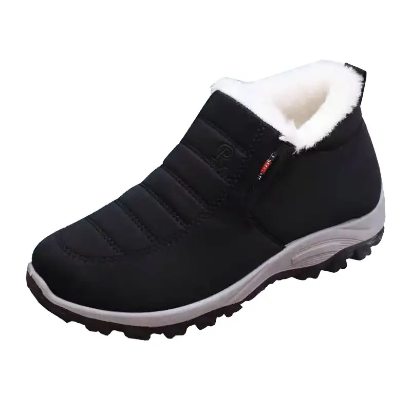 Winter New Style Cotton Shoes Unisex Sheep Wool Snow Boots fleece-lined Thickened Dad Shoes Soft Sole Warm Mother Shoes - Image 9