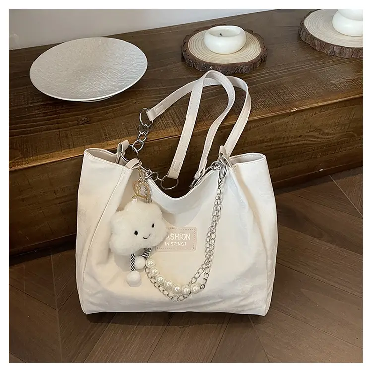 Soft PU Shoulder Bag Women Blue 2024 New - Image 5