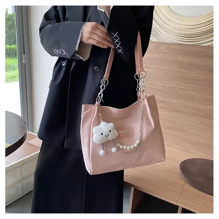 Soft PU Shoulder Bag Women Blue 2024 New — feature 11