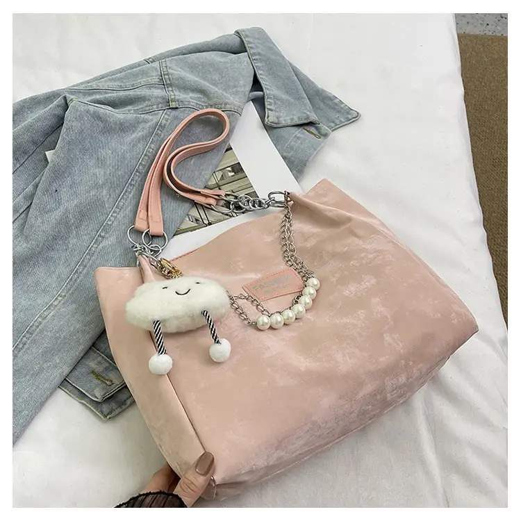 Soft PU Shoulder Bag Women Blue 2024 New — feature 22