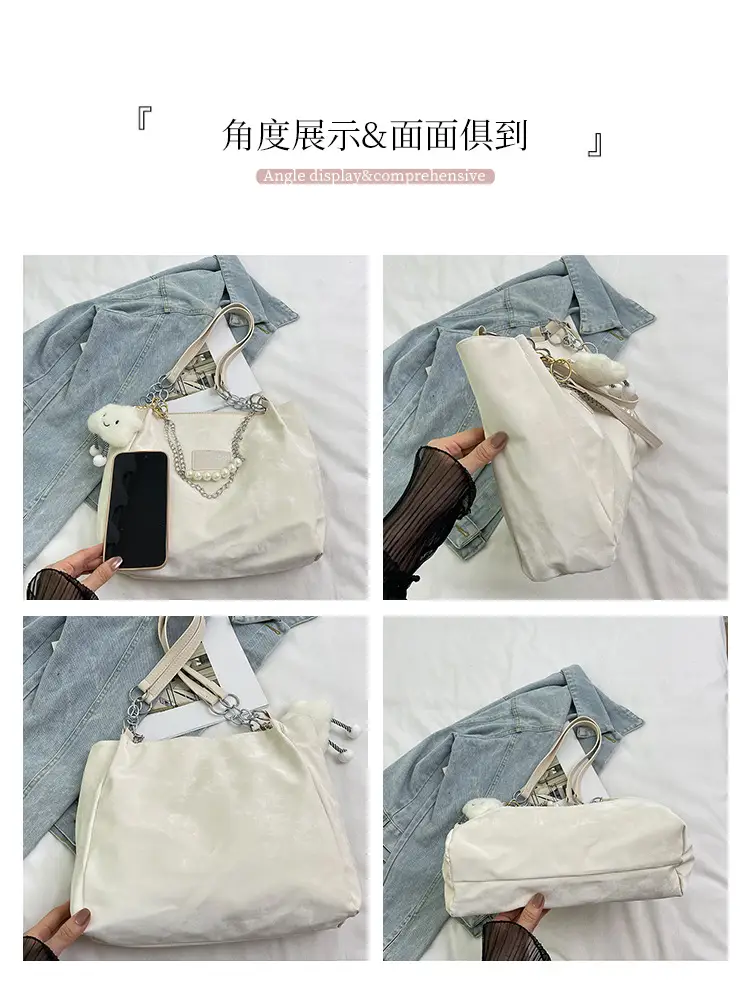 Soft PU Shoulder Bag Women Blue 2024 New — feature 7