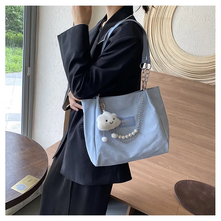 Soft PU Shoulder Bag Women Blue 2024 New — feature 9