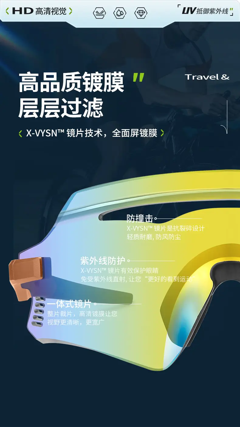 Colorful Windproof Sports Sunglasses for Men — feature 3