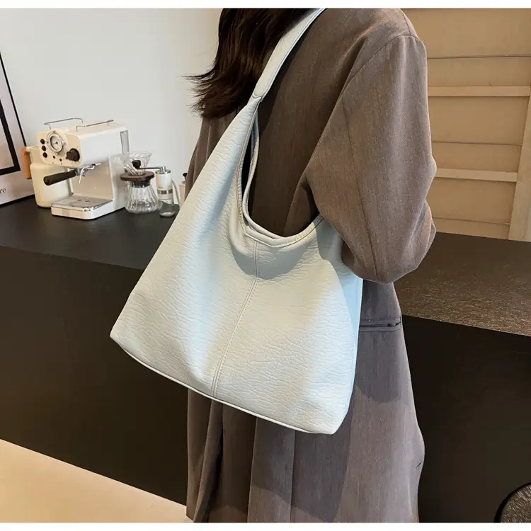 Brown Large Capacity Shoulder Bag for Women