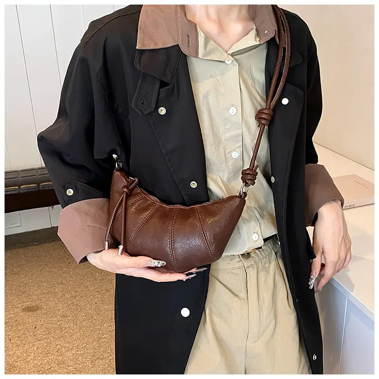 Vintage Brown Shoulder Bag for Women 2024 — feature 9